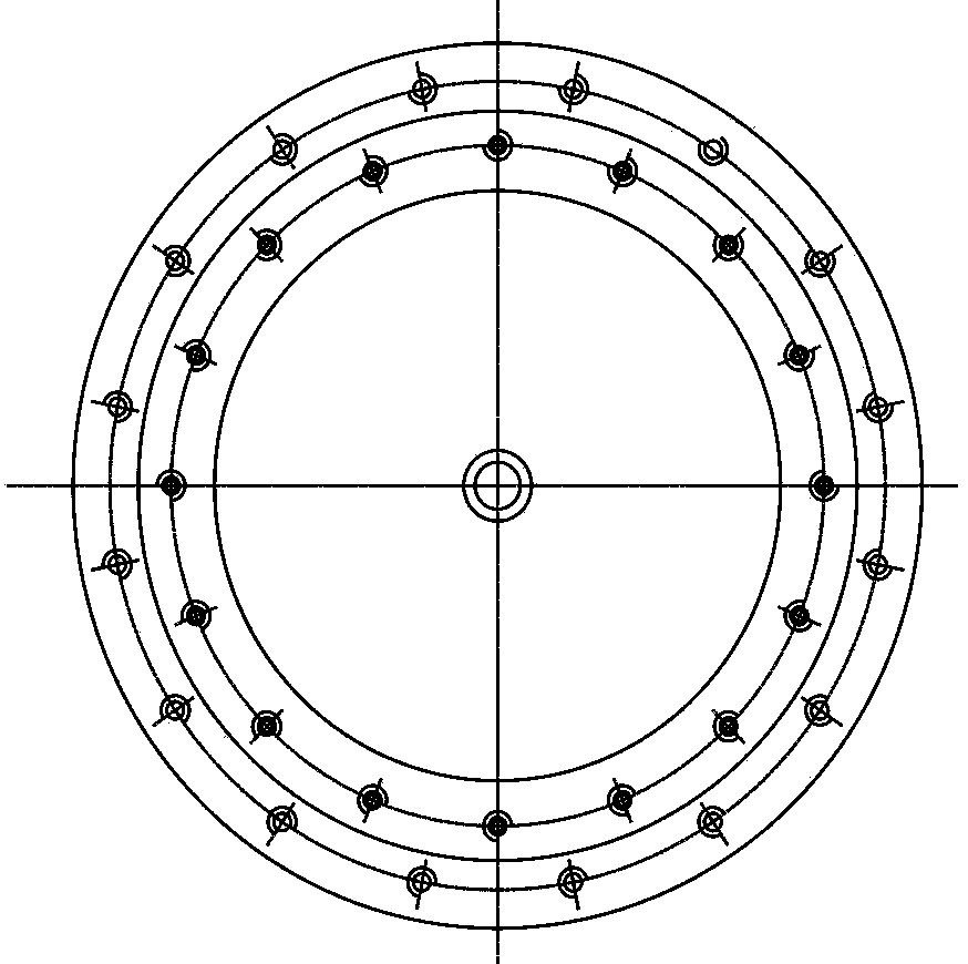 Measurement device, with step-shaped cone, absorbing all energy of high-energy laser