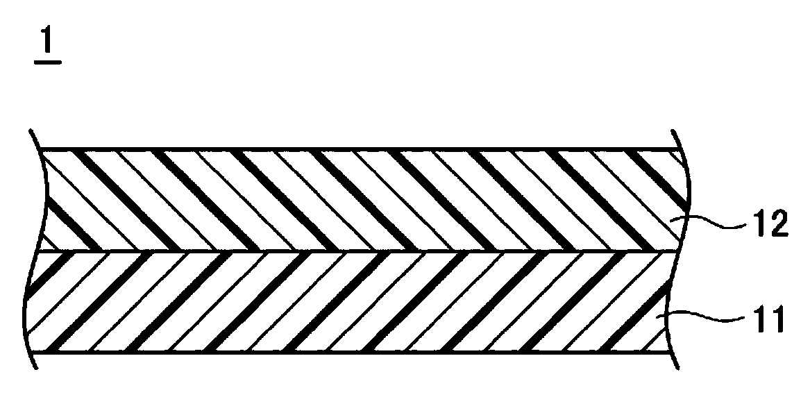 Laminate body, cross-linked product, and molded member