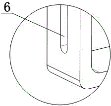 Frame type supporting frame unit