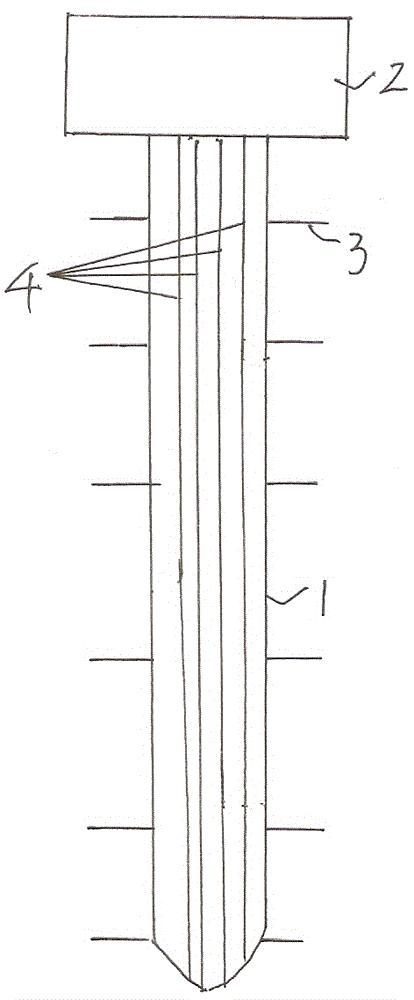 Construction method of ultrahigh bearing capacity stiff composite pile