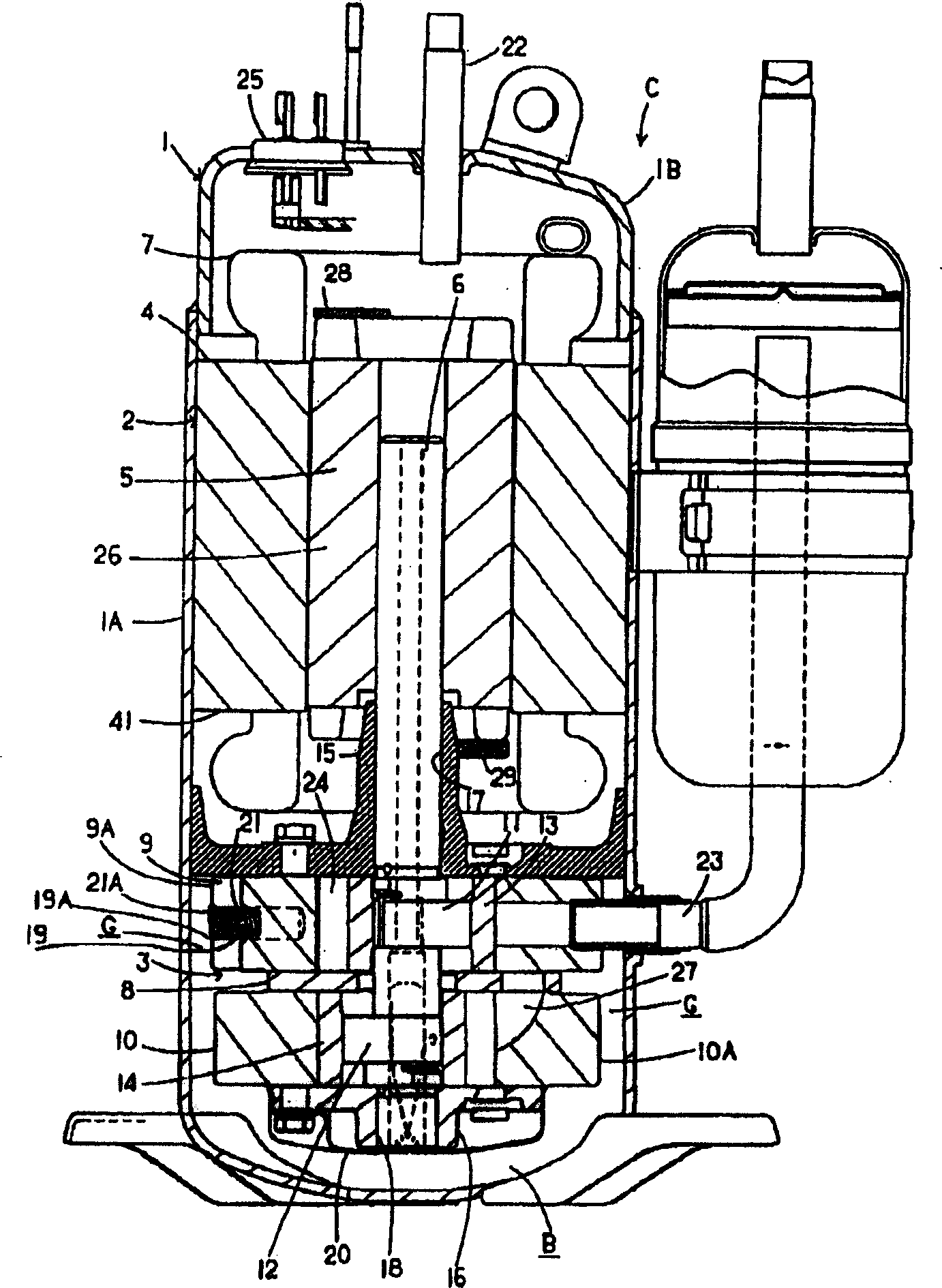 Multi-cylinder rotary compressor