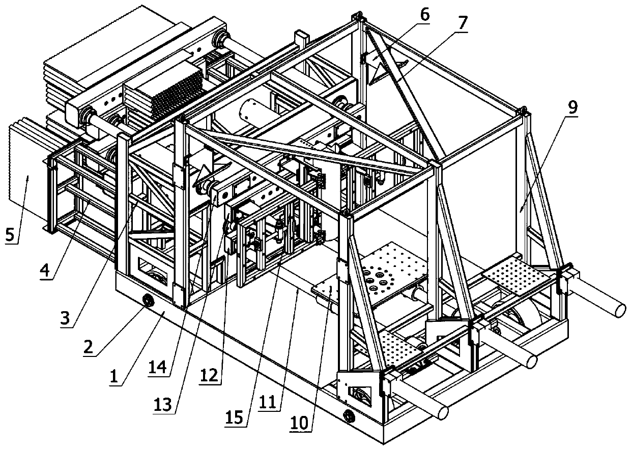 A column impact tool and a test trolley for simulating the side impact test of a car