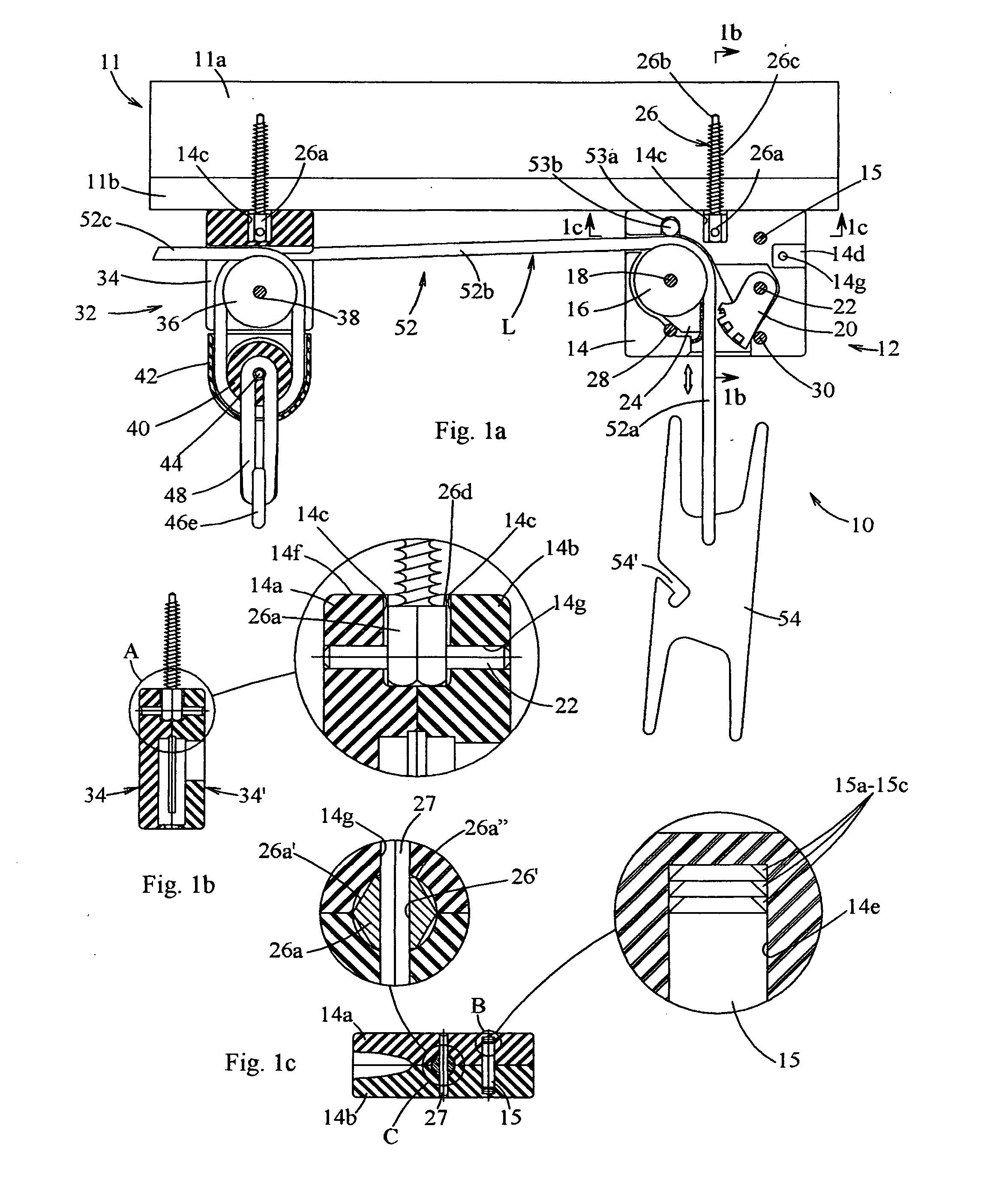 Failsafe system for raising and lowering at least one object