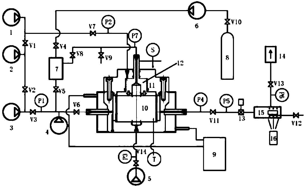 Evaluation device and evaluation method for damage of hydrate-containing reservoir