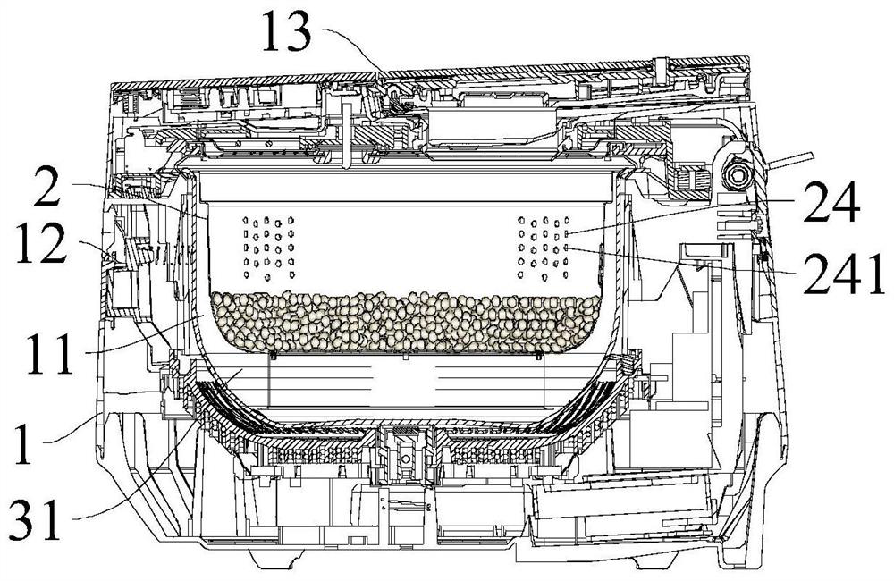 Cooking utensil, cooking accessory for cooking utensil and control method