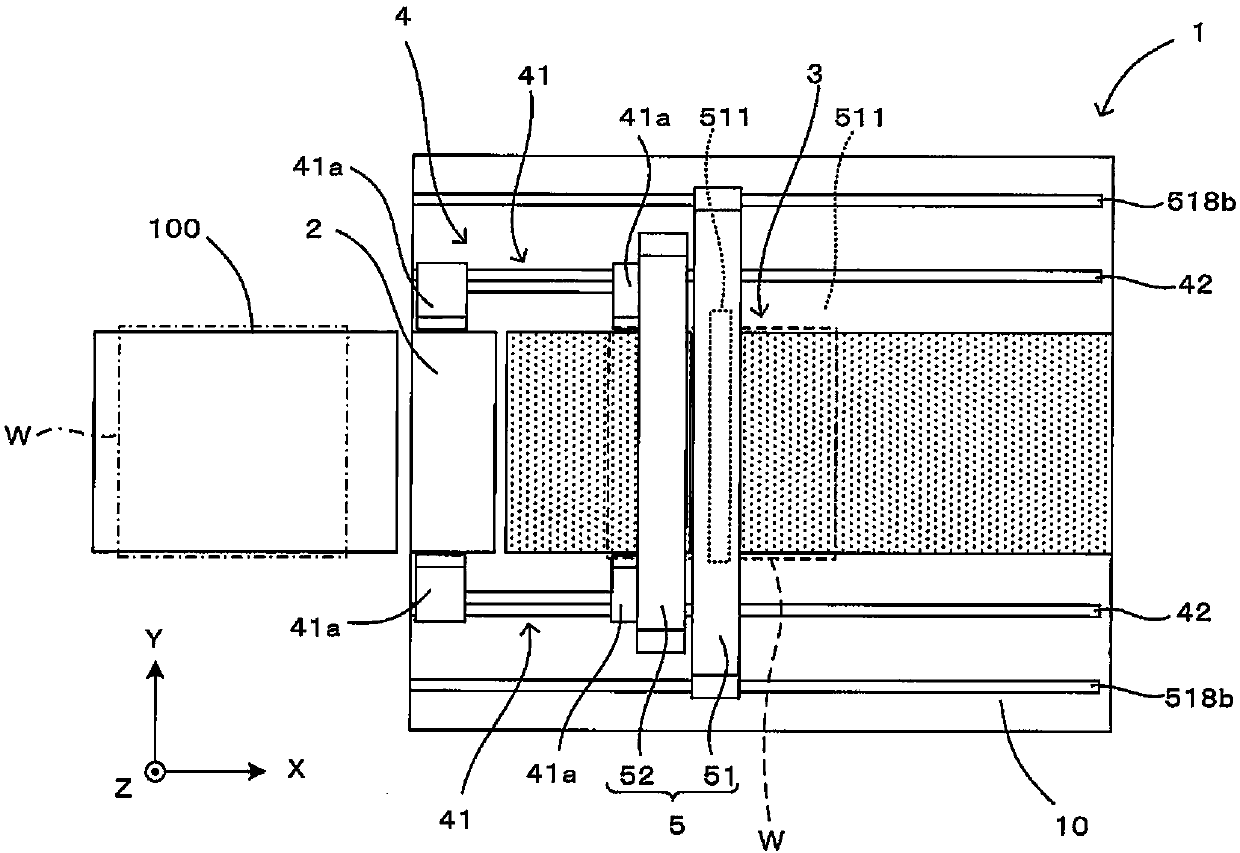 Coating device and coating method