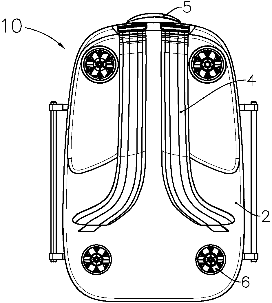 Flight luggage and control method thereof