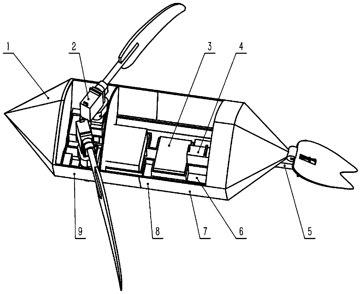 Underwater flying robot