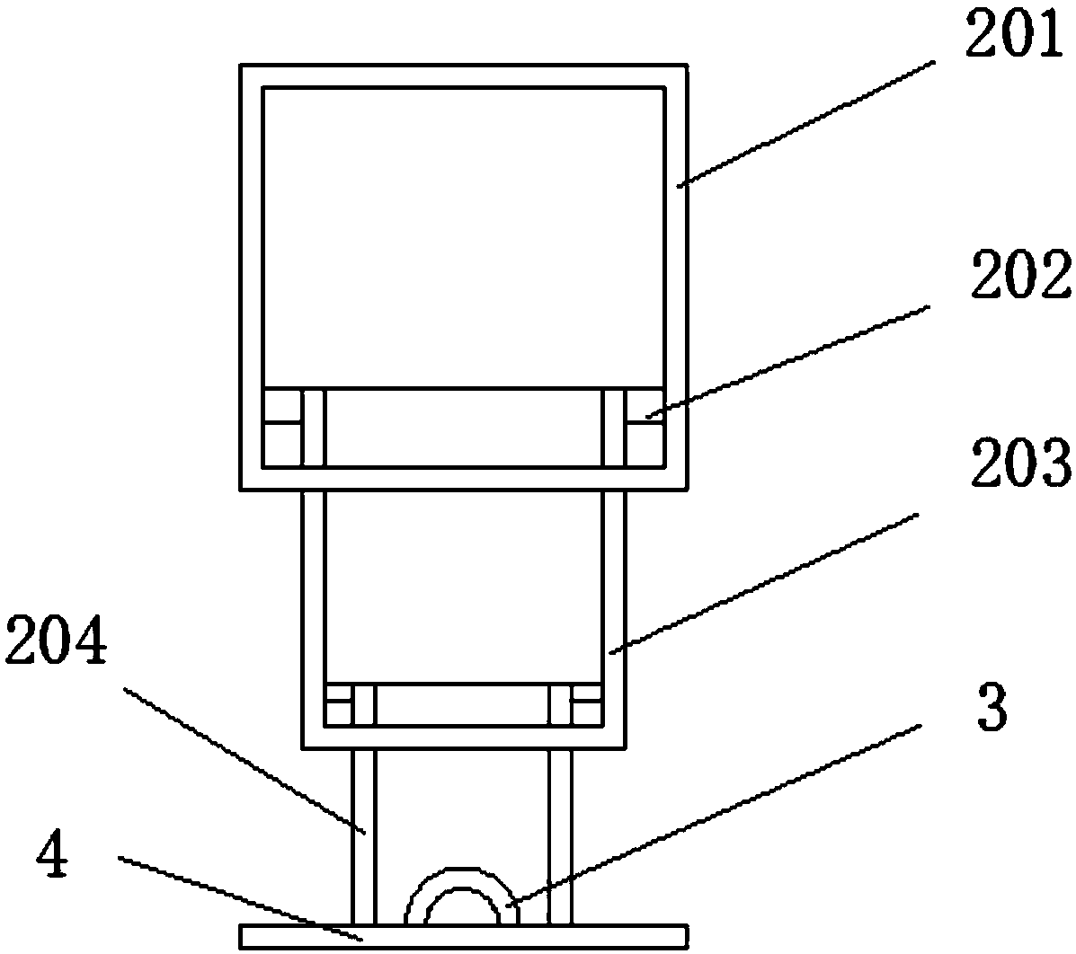 Novel LED streetlamp convenient to replace