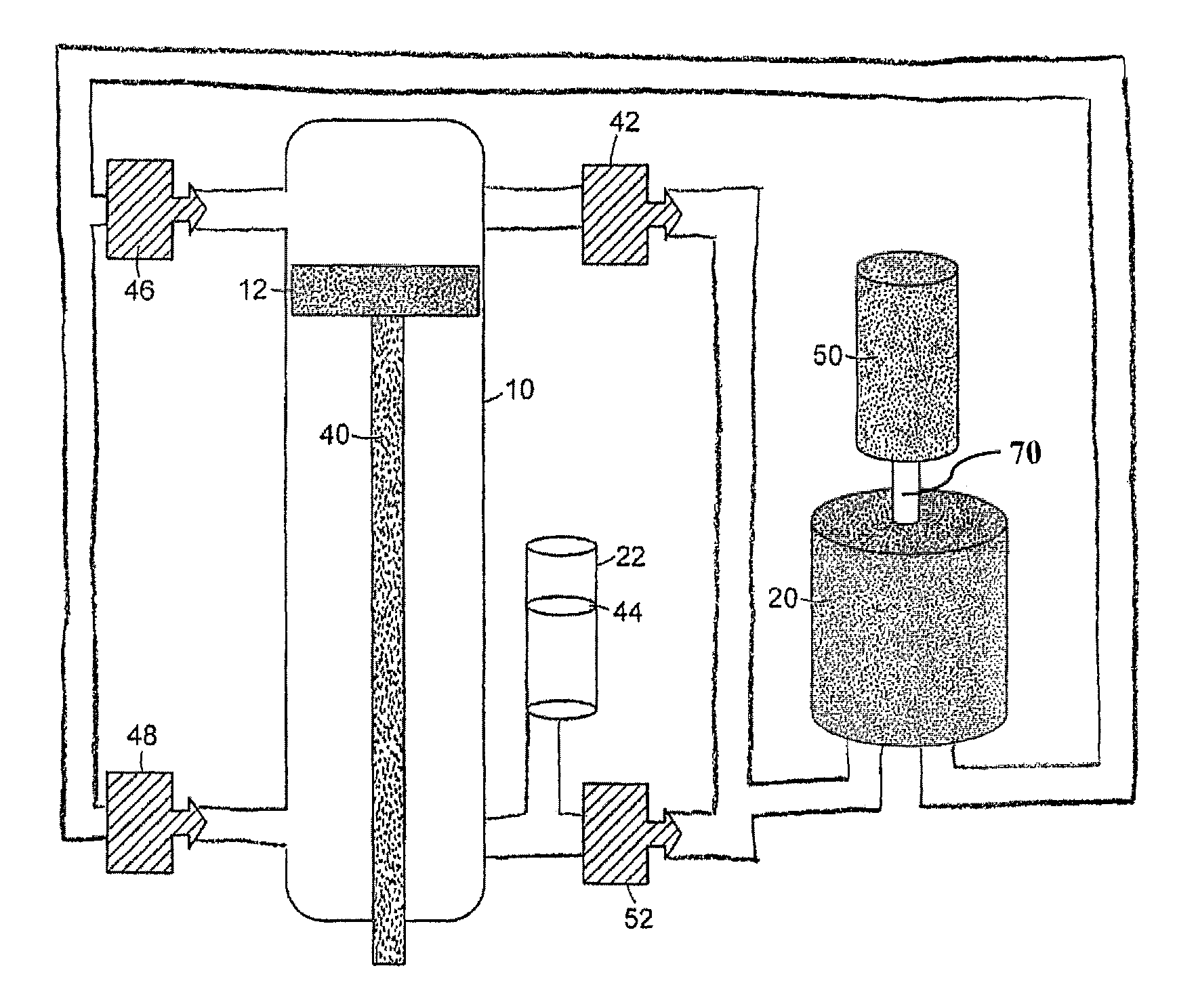 Regenerative shock absorber