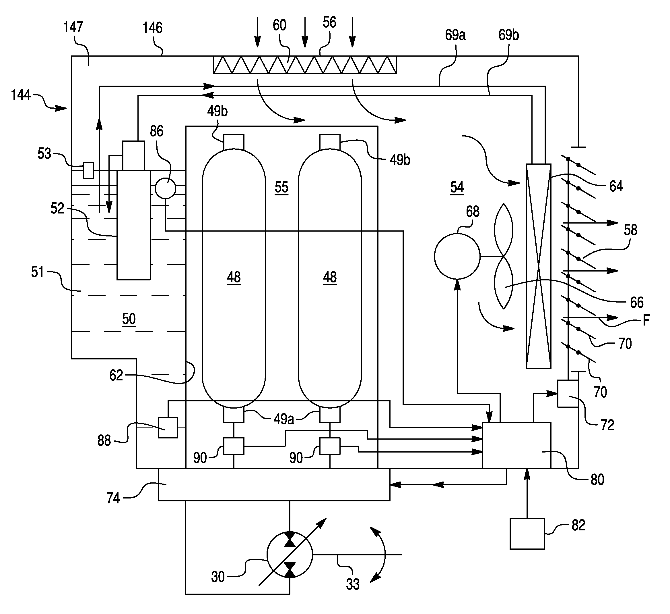 Hydraulic service module