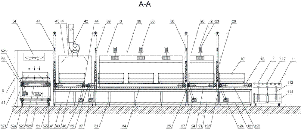 Tunnel furnace and workpiece thermal treatment process