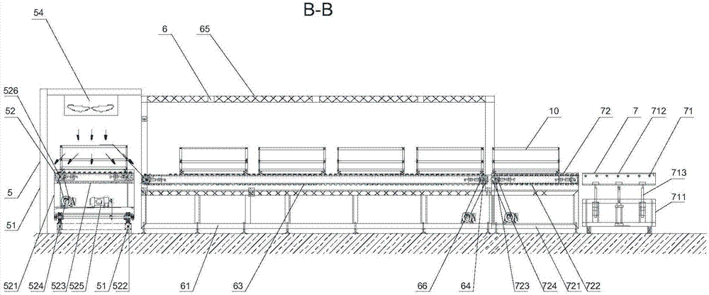 Tunnel furnace and workpiece thermal treatment process