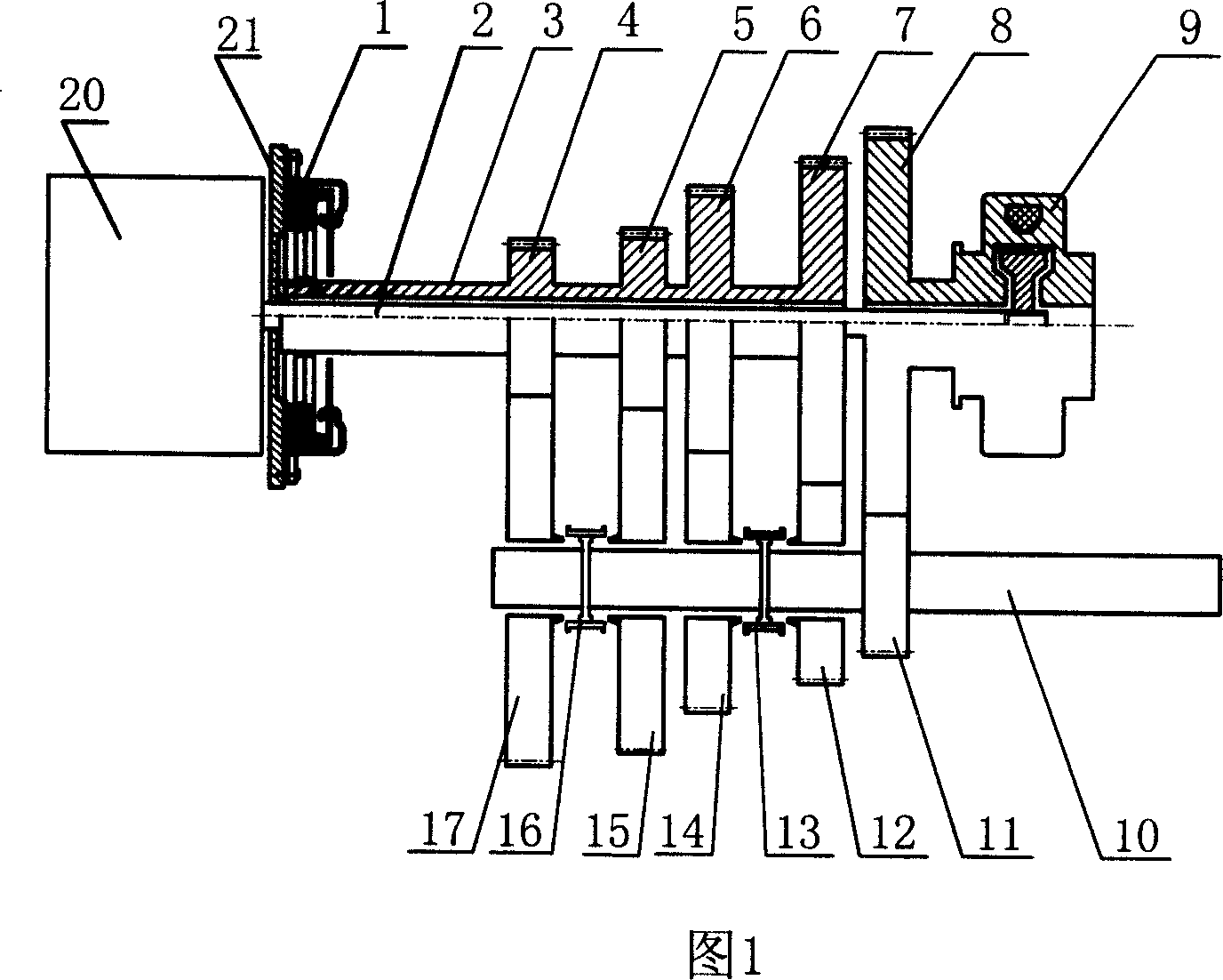 Automatic transmission with power compensation