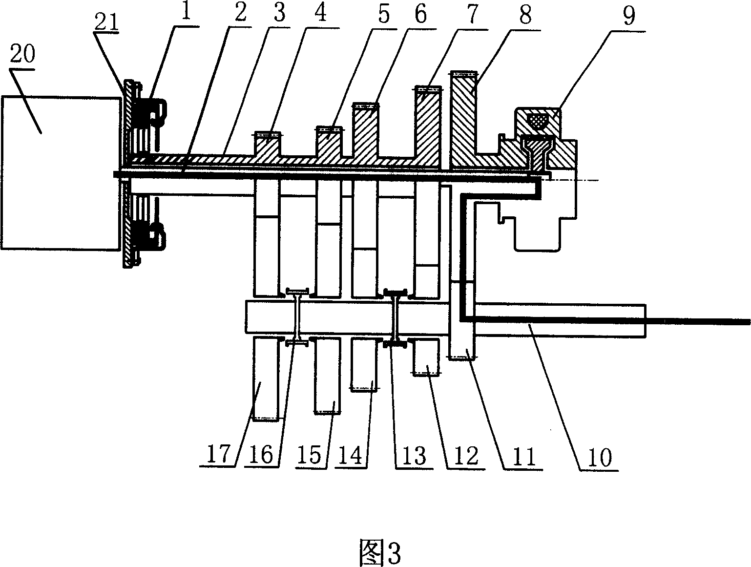 Automatic transmission with power compensation