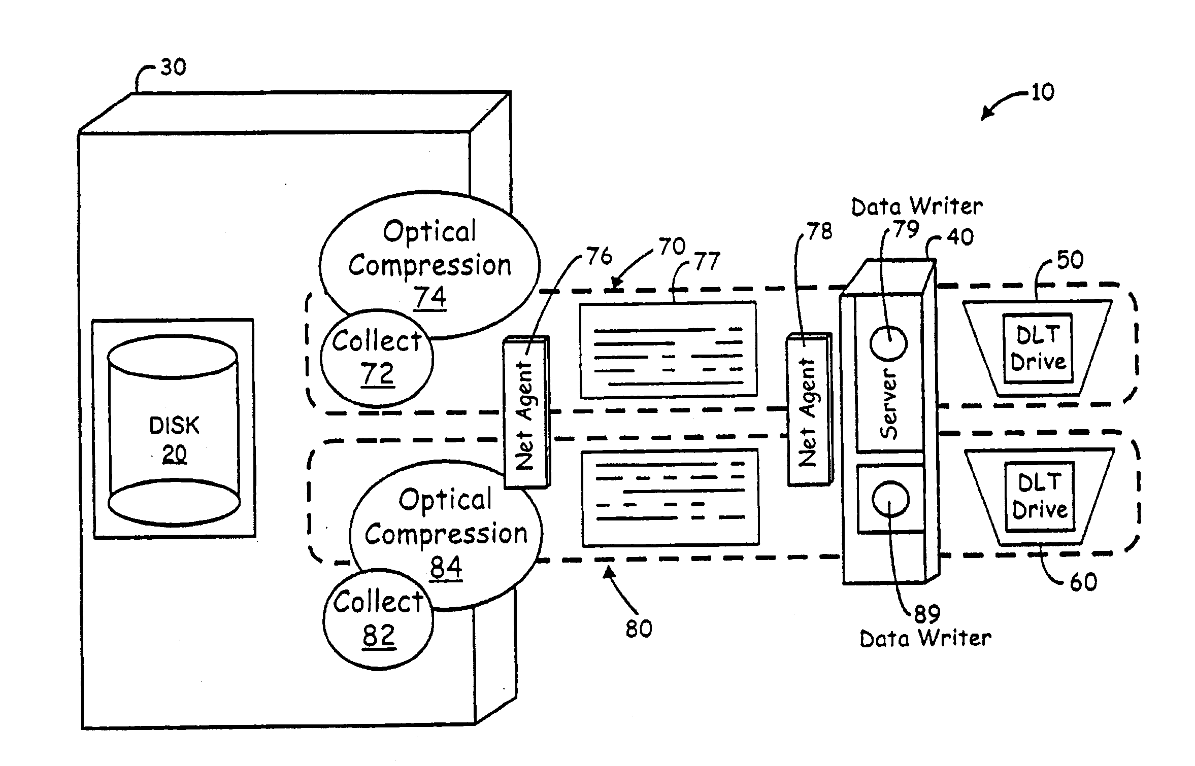 System and method for providing encryption in pipelined storage operations in a storage network