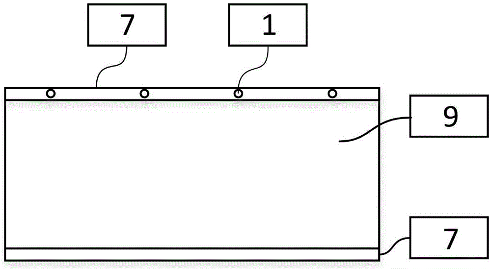 Automatic adjustment device and method of curved surface of flexible display screen