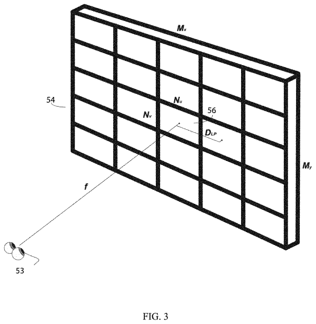 High-performance light field display simulator