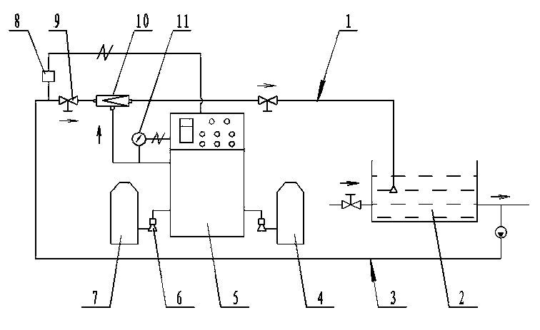 Chlorine dioxide generator improved structure