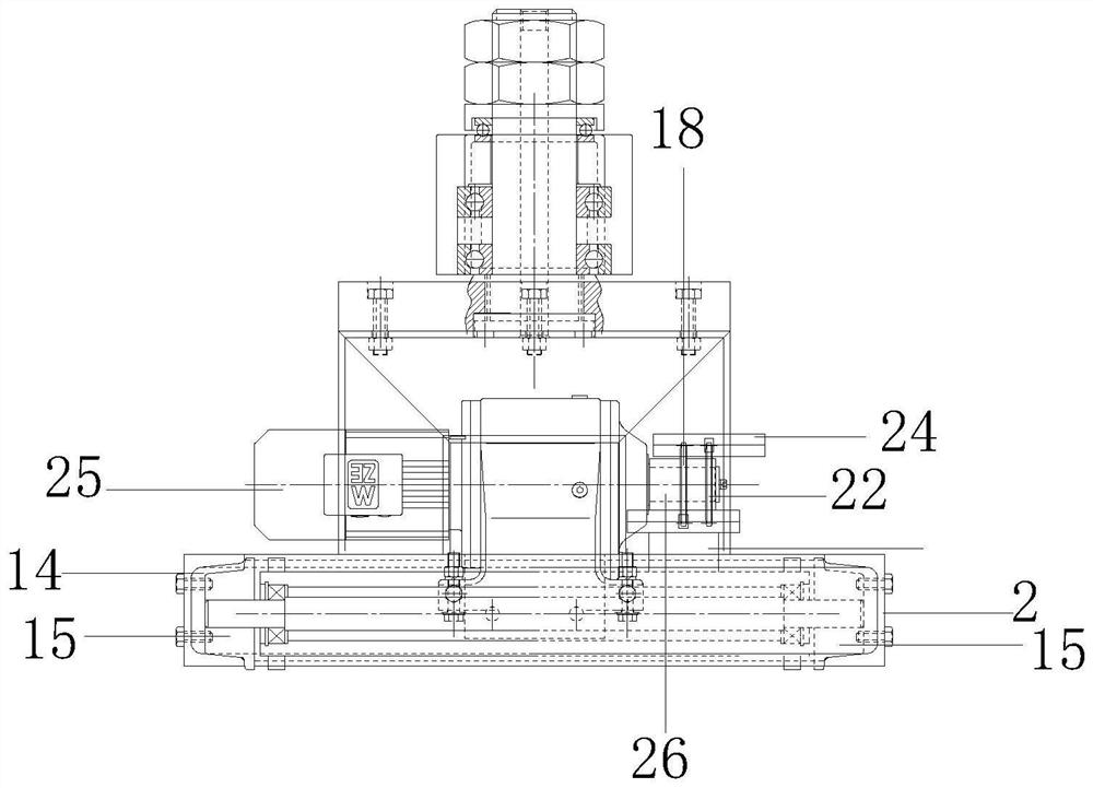 Double-cross-beam type crown block lifting appliance