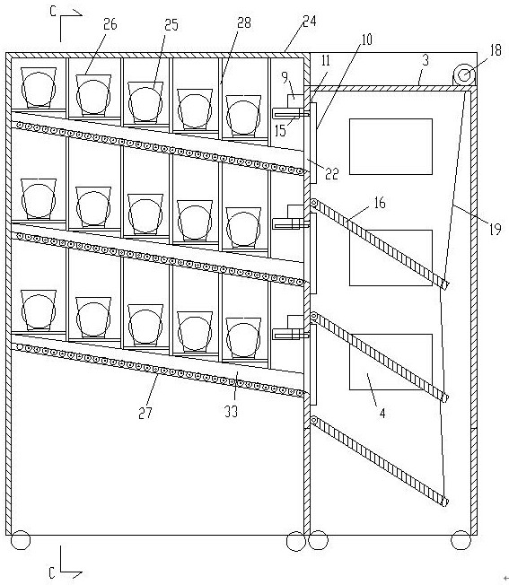 A safe microwave oven integrated machine with side-feeding food function