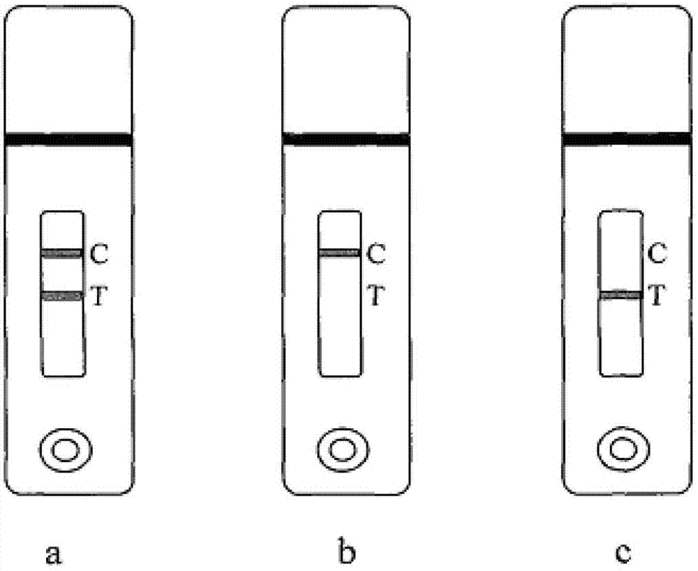 Colloidal gold test strip for detecting residue of sulfonamides, usage method and application thereof