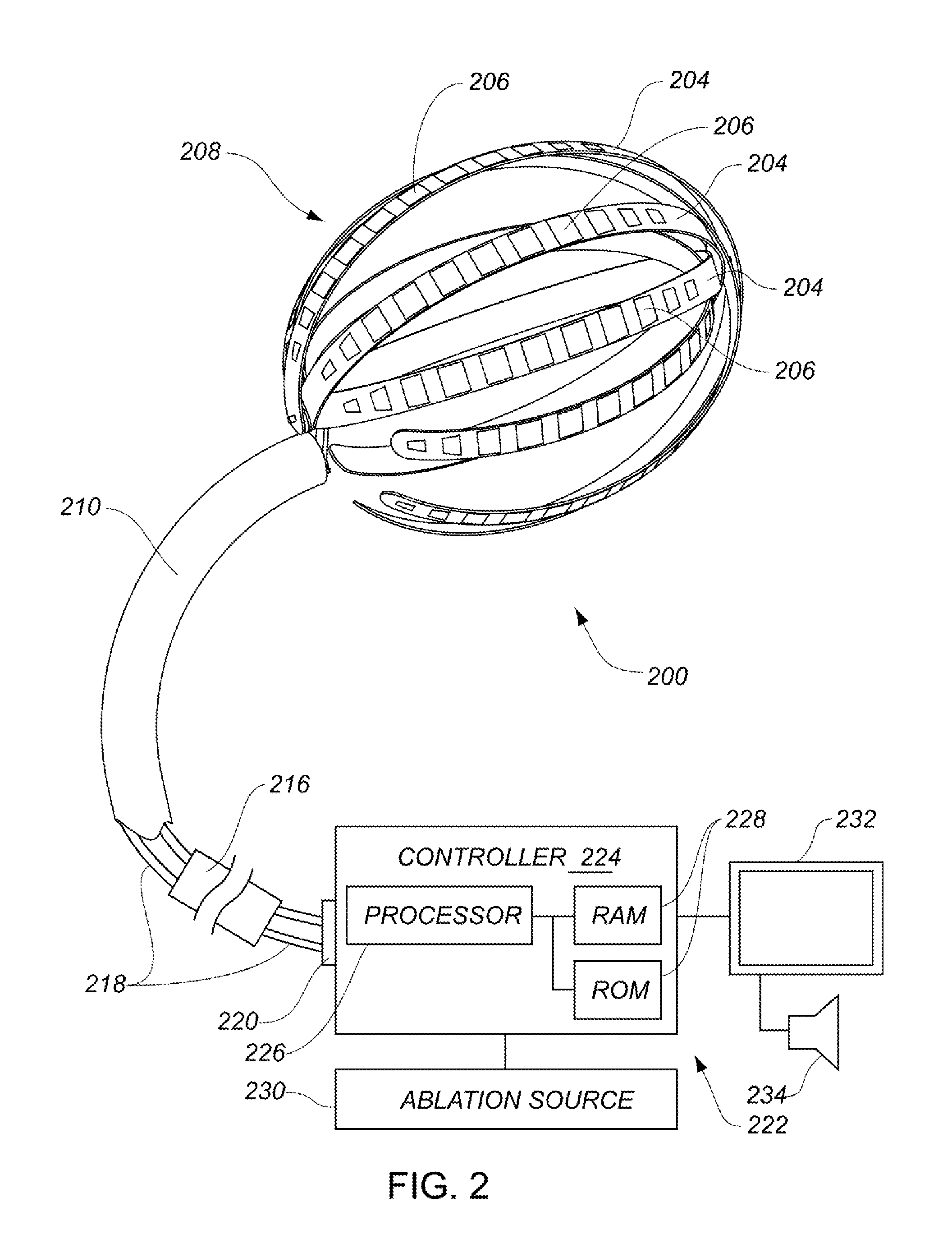 Enhanced medical device for use in bodily cavities, for example an atrium