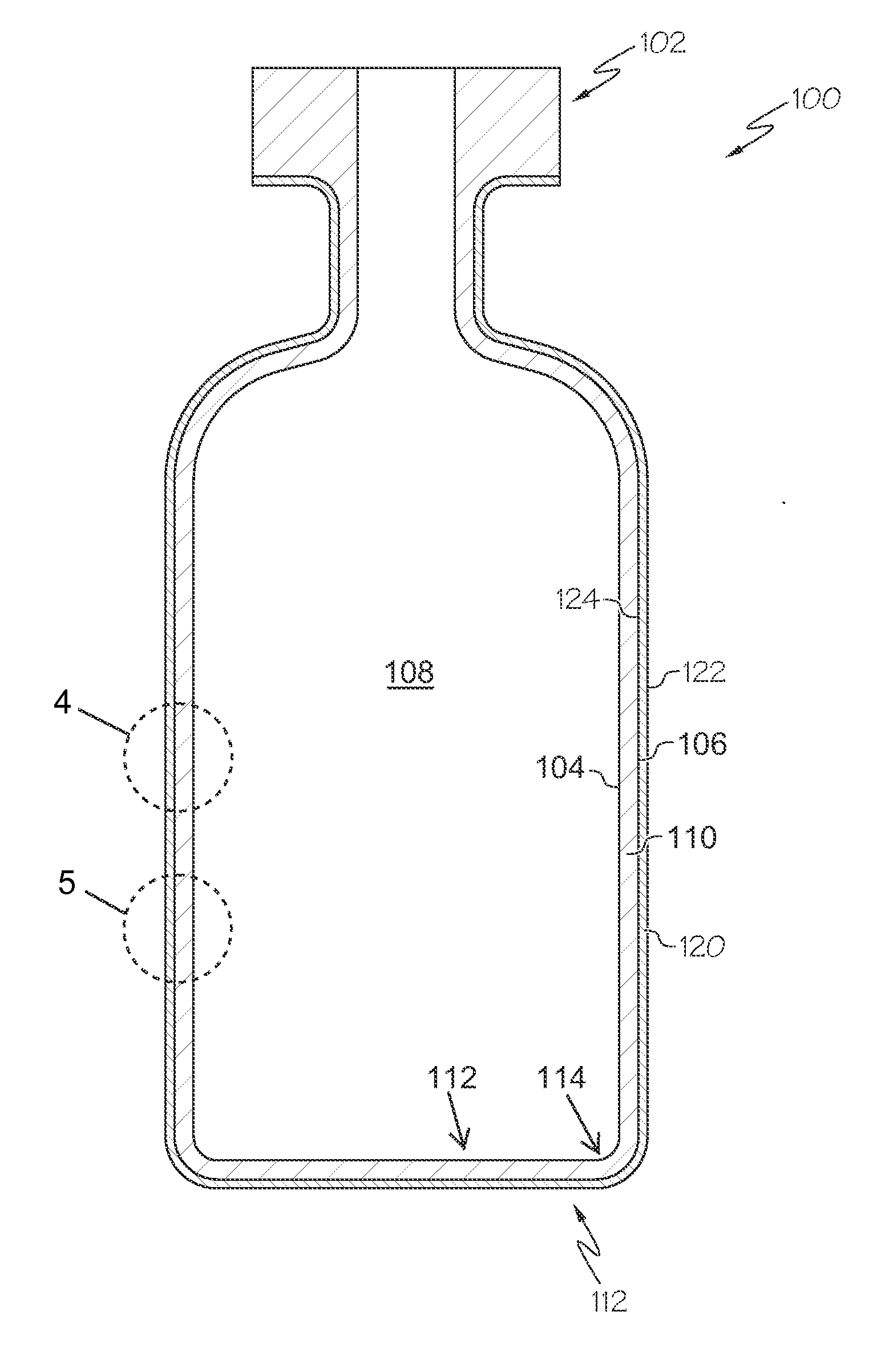 Delamination resistant glass containers with heat-tolerant coatings