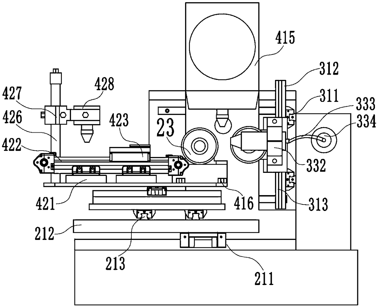 Universal automatic composite abrasive wheel trimming machine