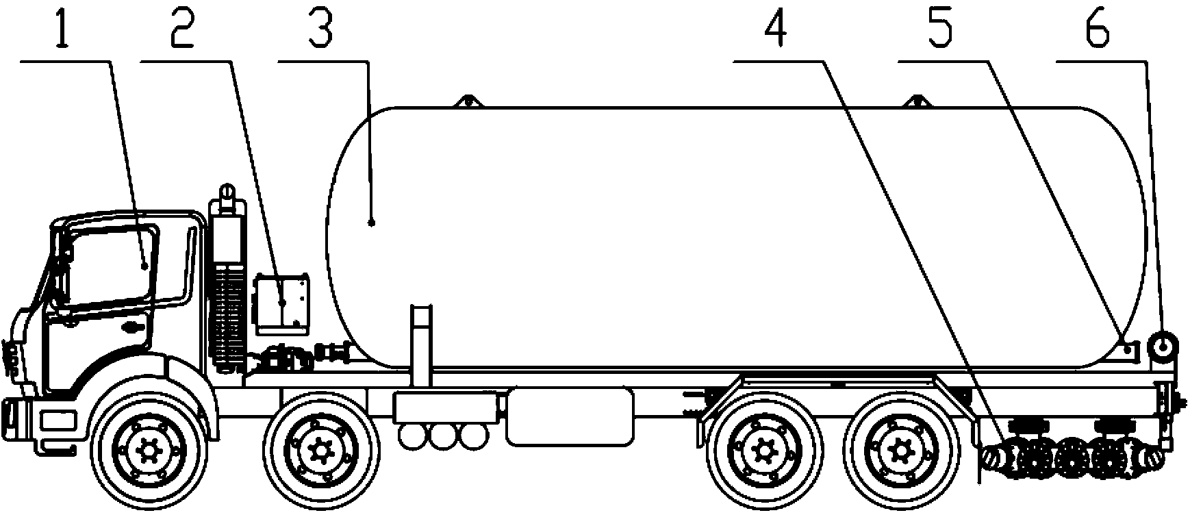 Fracturing sand mixing device