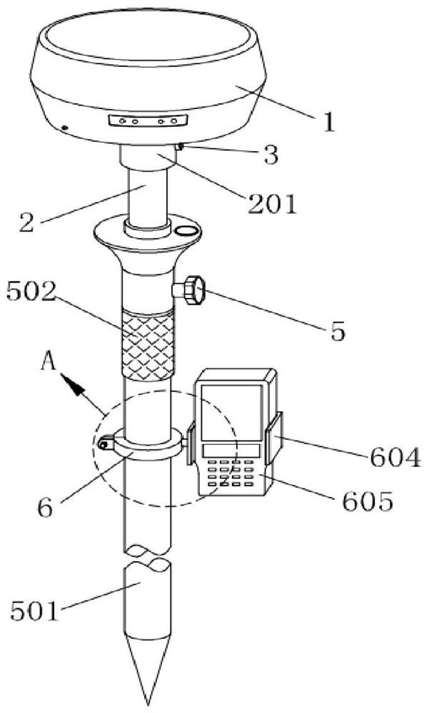 Field investigation device capable of quickly acquiring floor number of house