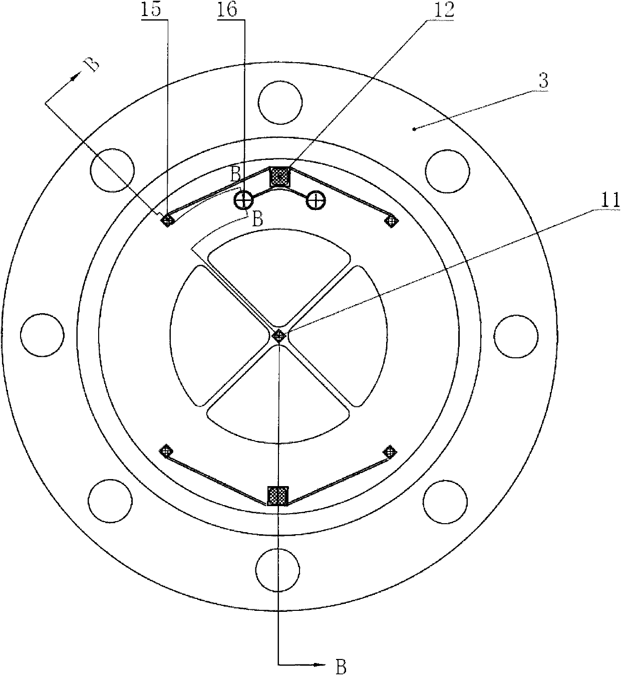 Film-breaking device of electric film-breaking shock tube