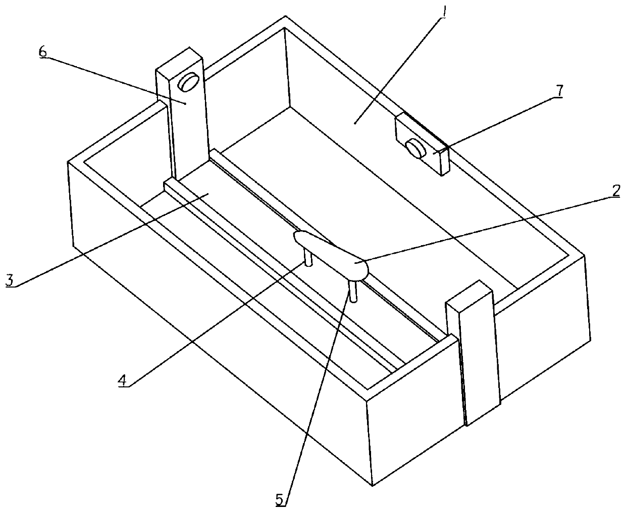 Experimental device for simulating icebreaking of under-ice navigation body in different motion modes