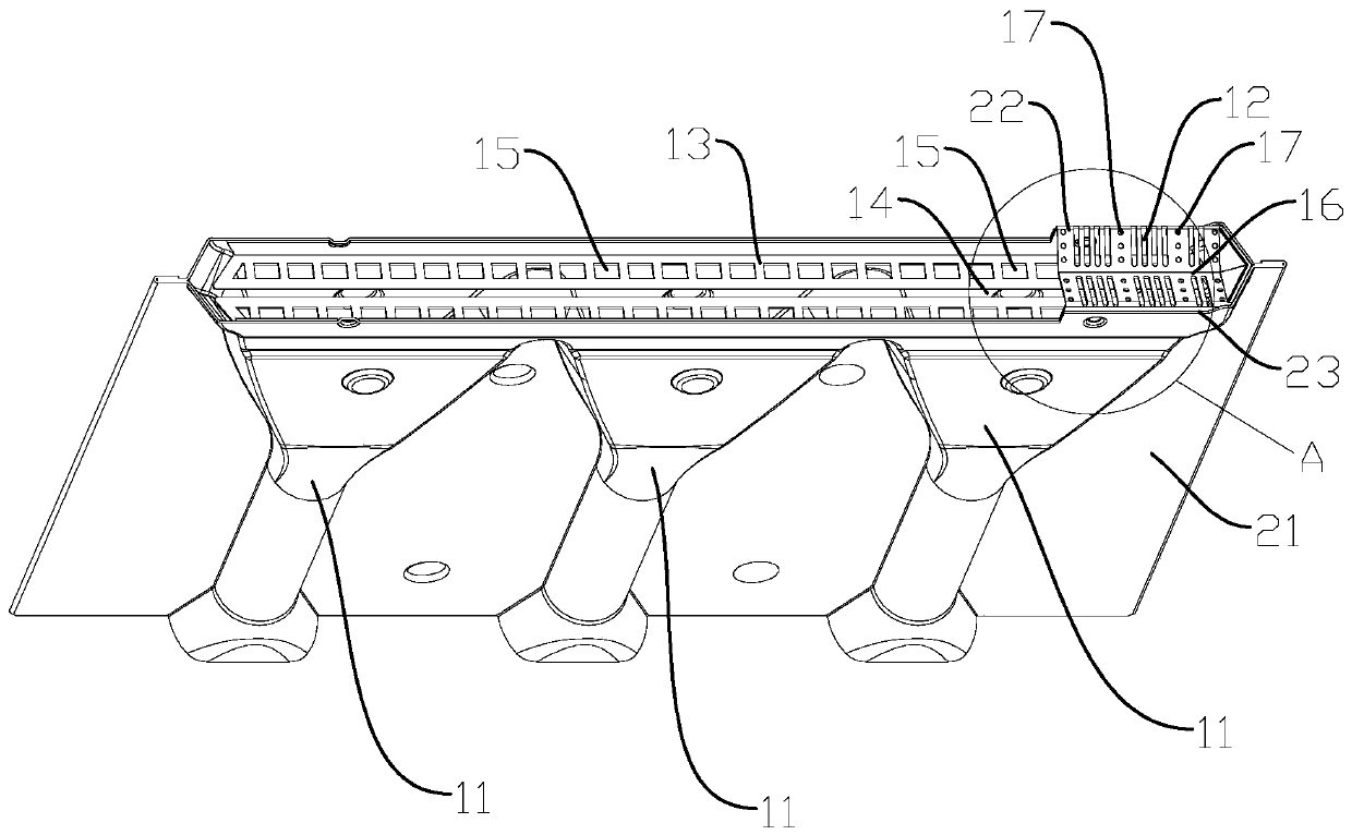 Flow-equalization-type fire sheet