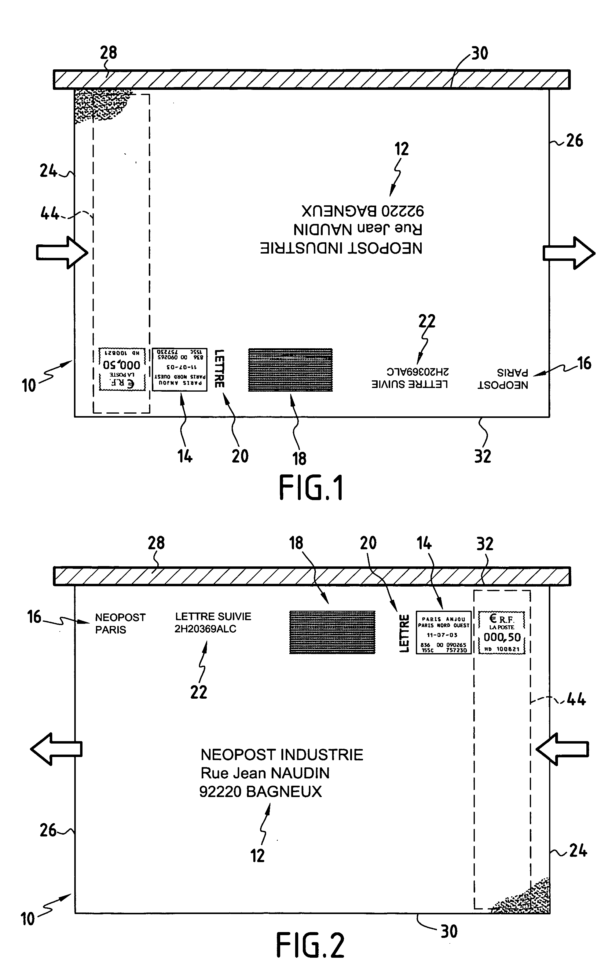 Printing method for a compact machine and an associated machine