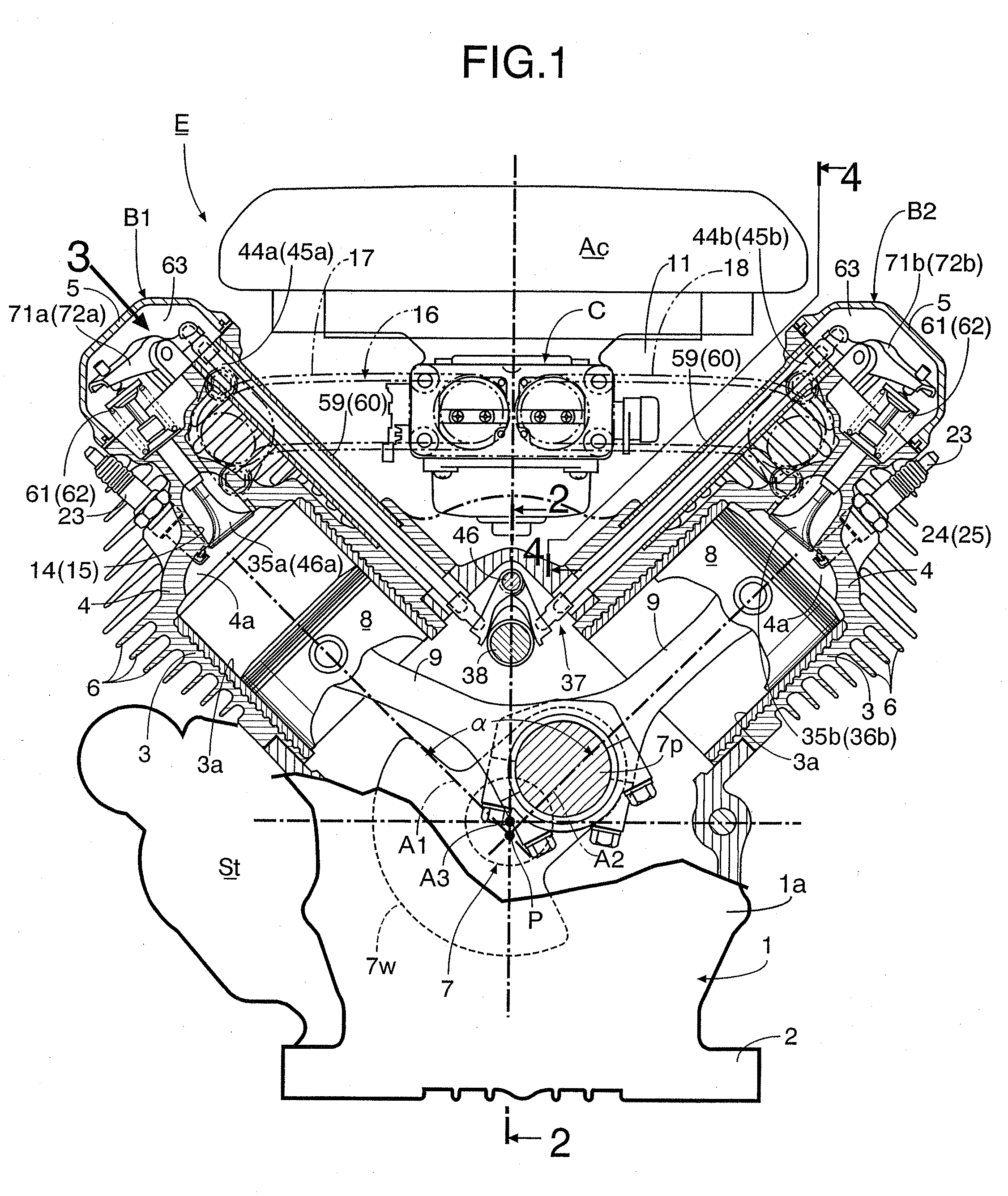 V-type engine