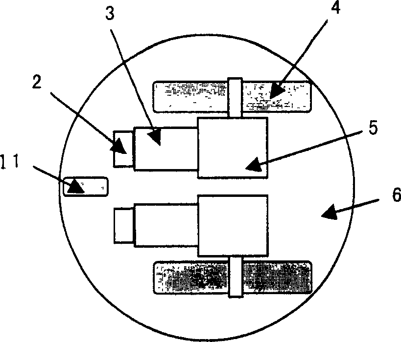 Driving structure and driving method of mobile orbot platform