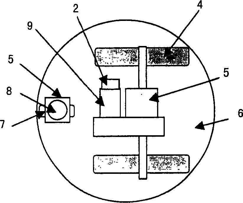 Driving structure and driving method of mobile orbot platform