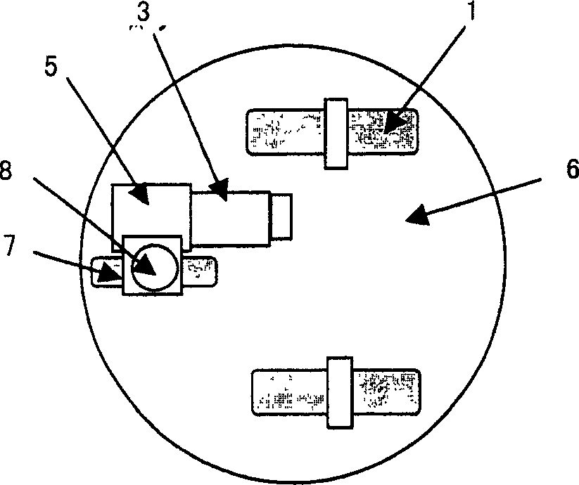 Driving structure and driving method of mobile orbot platform