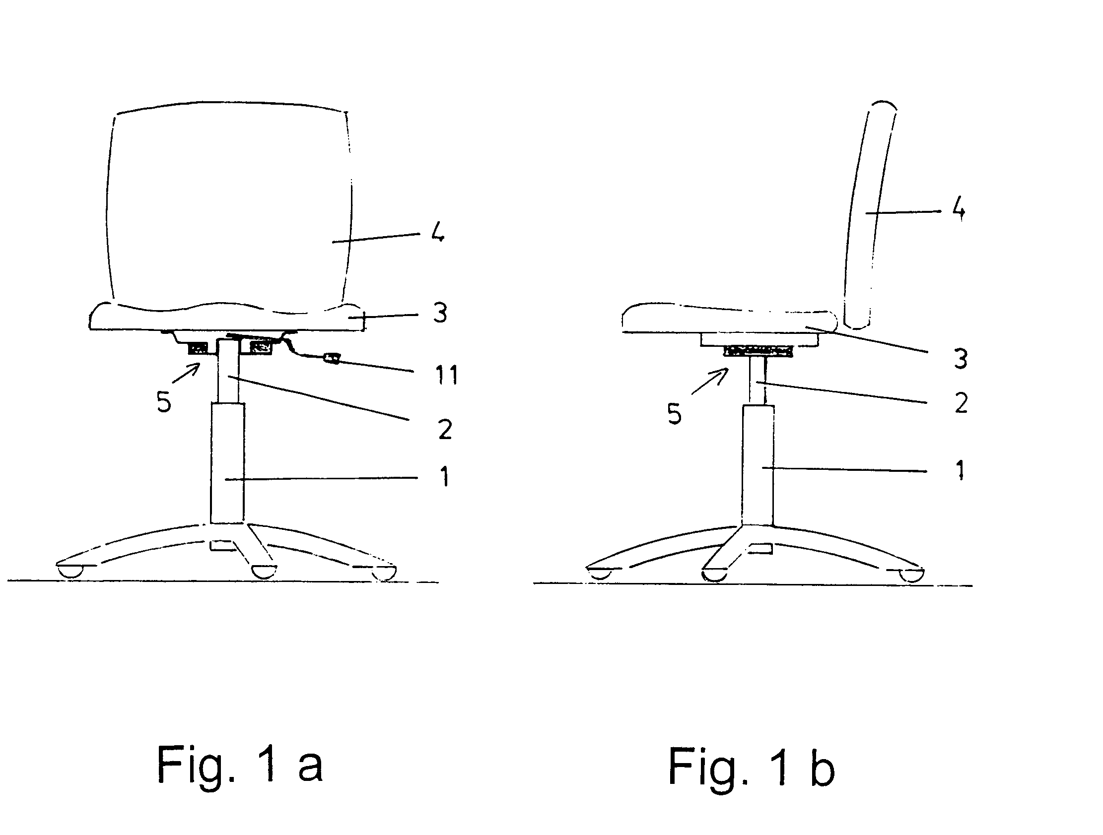 Tilting device for a chair