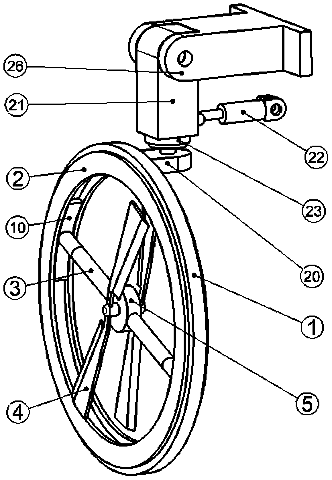 a wheel rotor
