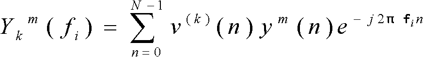 Spectrum detection method based on mtm-svd adaptive sensor number