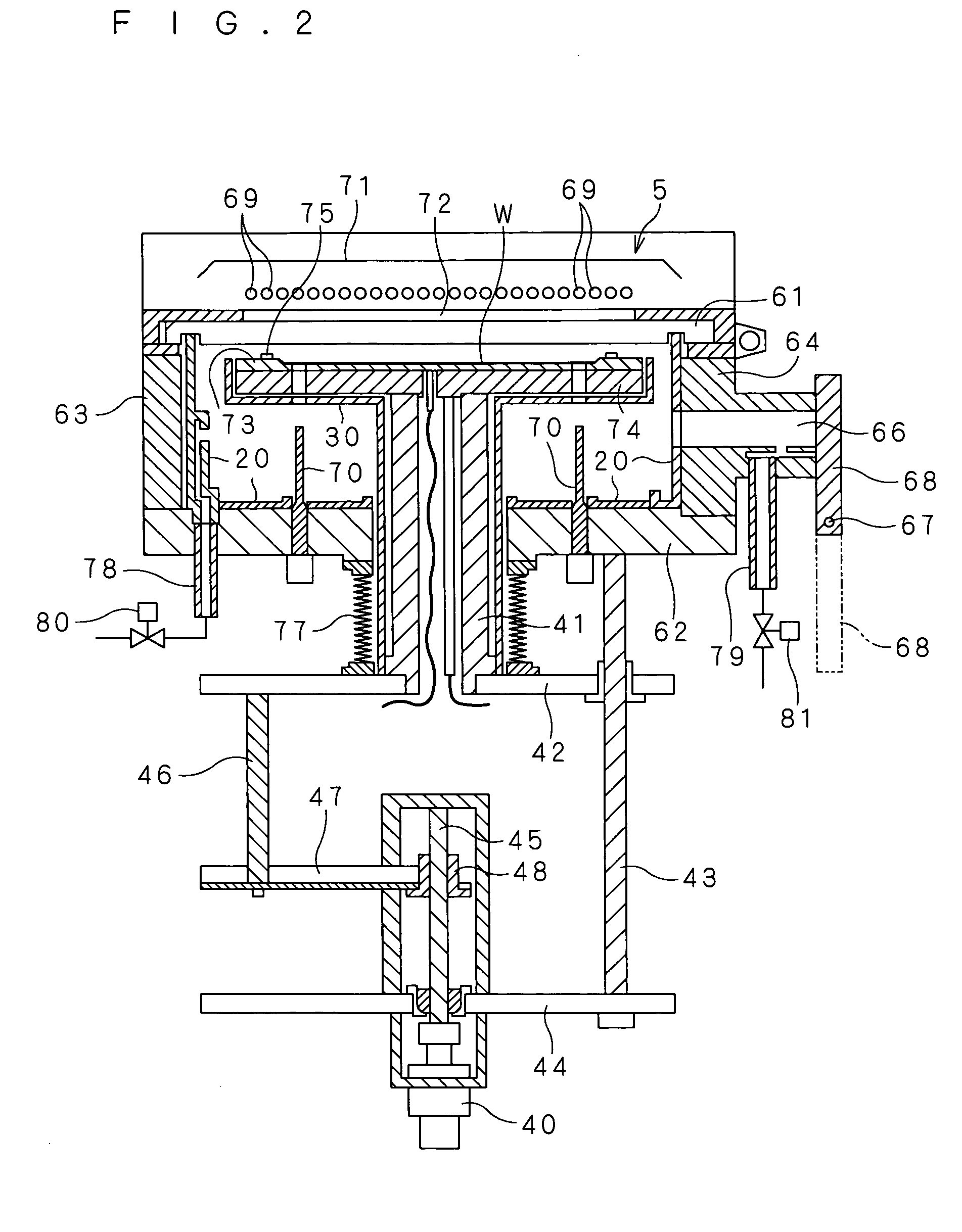 Heat treatment apparatus by means of light irradiation