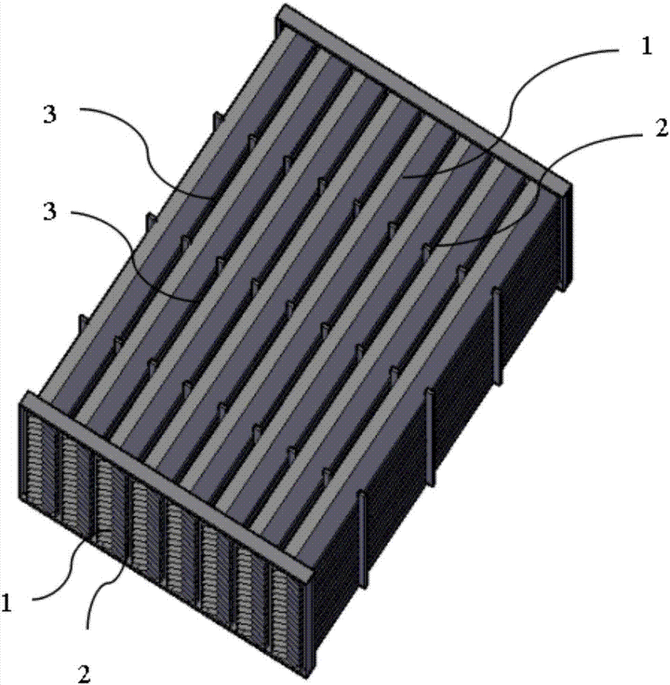 Tower-type horizontal flow settling device