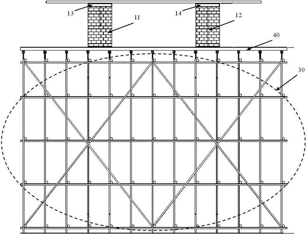 Preloading structural part for high and large formwork support system