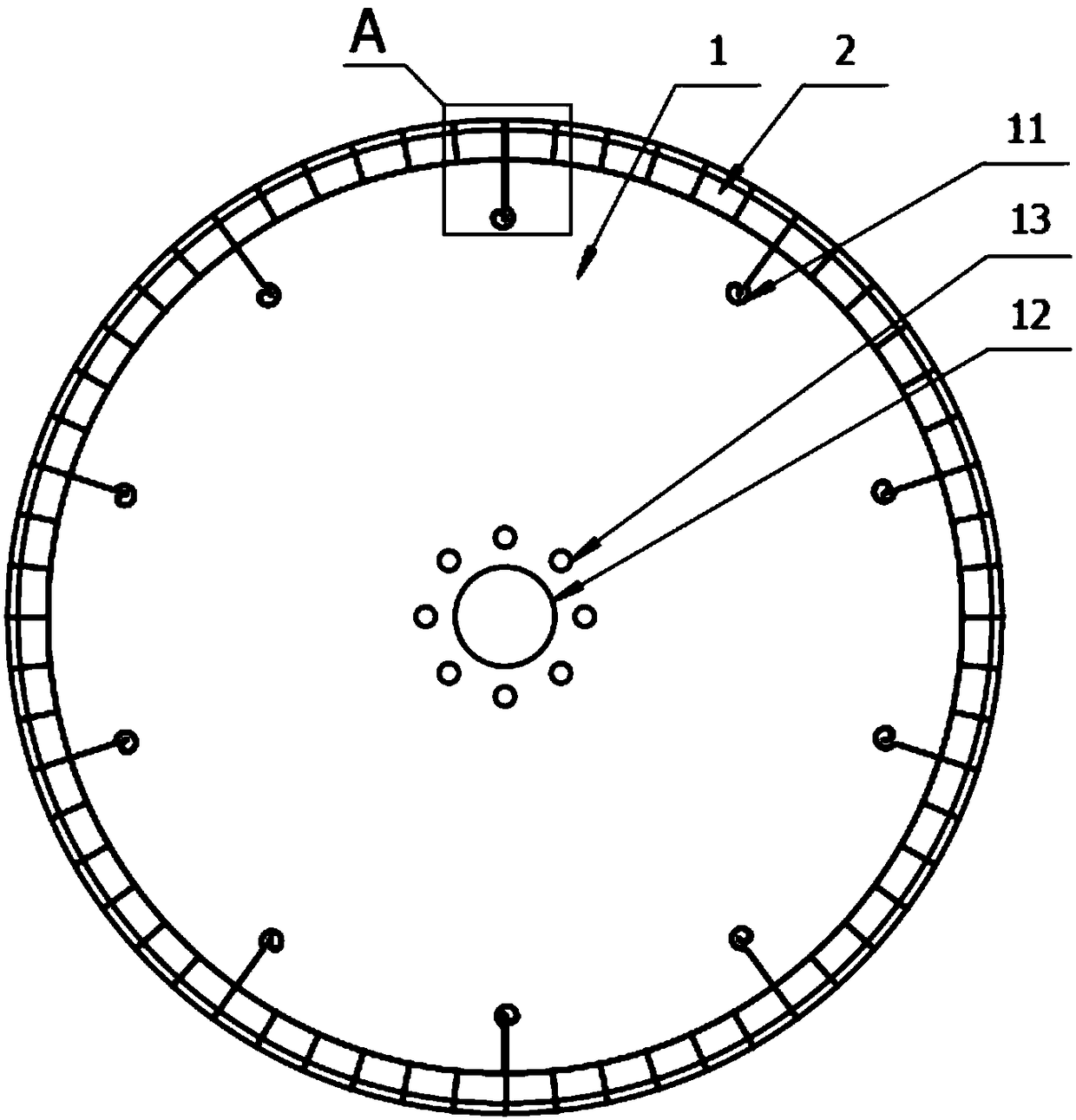 A kind of alloy inlaid dust-free rock wool cutting knife and its processing method