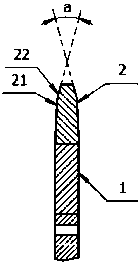 A kind of alloy inlaid dust-free rock wool cutting knife and its processing method