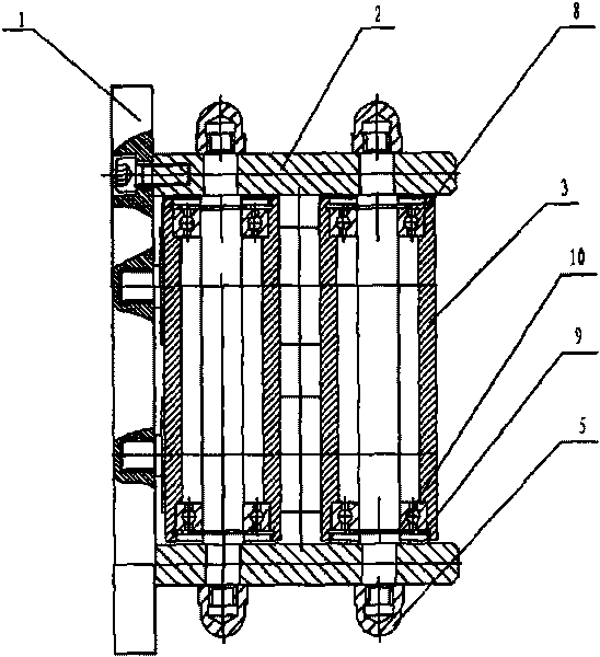 Wire lead-in guide roller component of wire-drawing machine