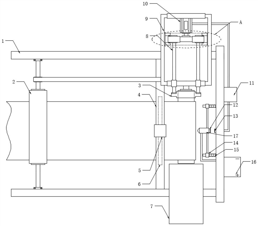 Rapid winding device of special synthetic paper for COVID-19 test kits