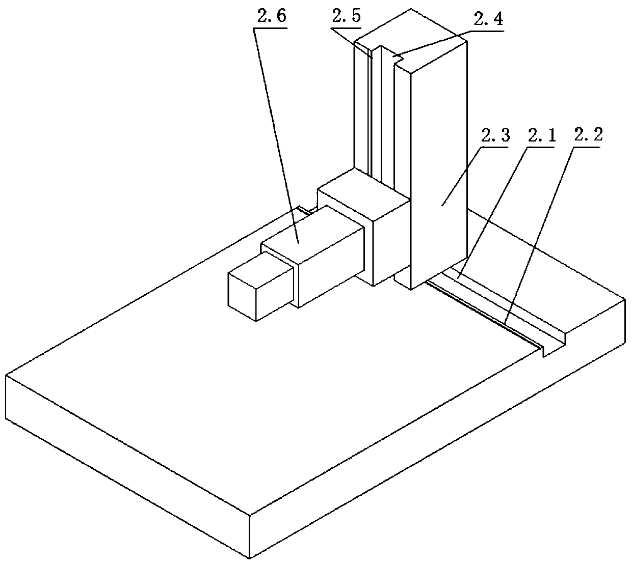 A six-axis laser gear measuring device